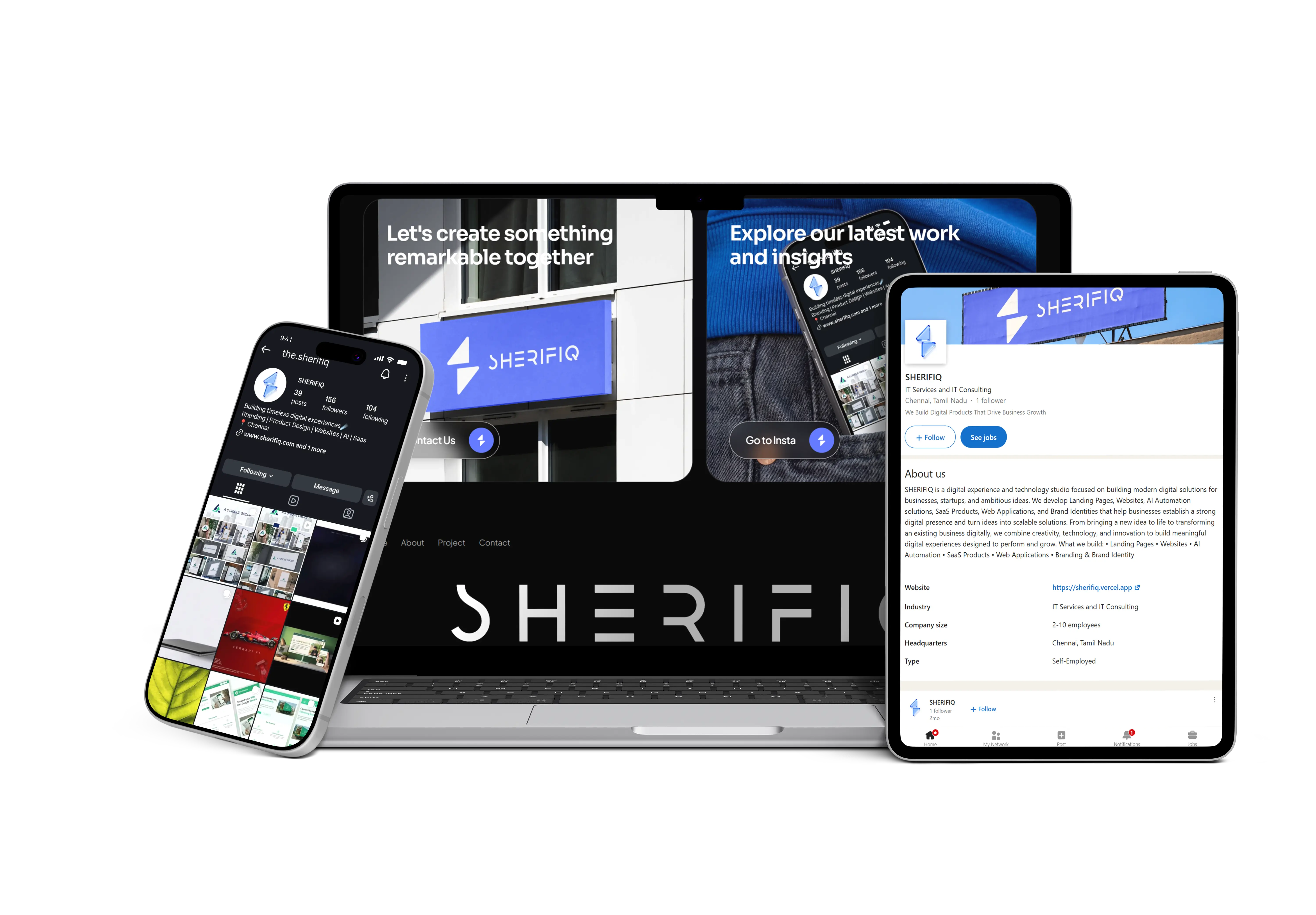 Sherifiq Showcase Mockup